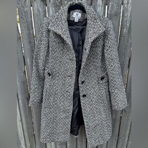 Worthington Herringbone Pea Coat - women’s Medium